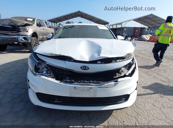 KNAGT4L31G5100962 2016 KIA OPTIMA White ხელსაწყოთა პანელის ხედი