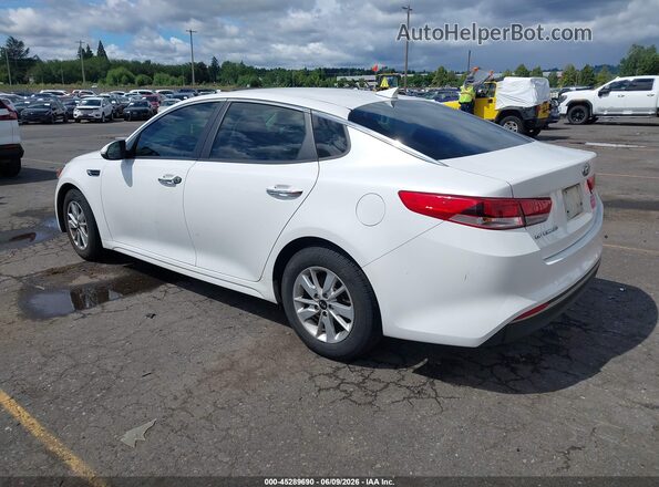 KNAGT4L32G5087204 2016 KIA OPTIMA White Rear left