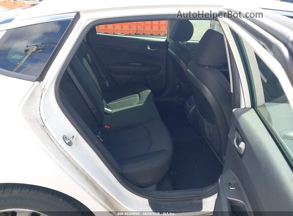 KNAGT4L32G5087204 2016 KIA OPTIMA White VIN sticker view