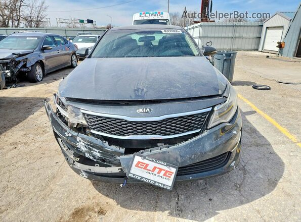 KNAGT4L33G5072985 2016 KIA OPTIMA Charcoal Դիմացի տեսք