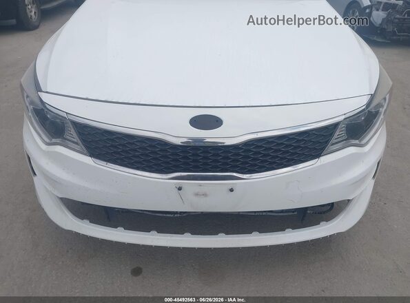 KNAGT4L36G5101461 2016 KIA OPTIMA White Вид спереду