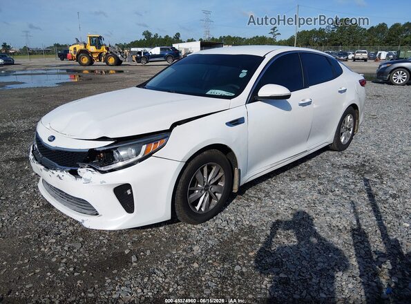 KNAGT4L39G5073199 2016 KIA OPTIMA Белый Передняя левая четверть
