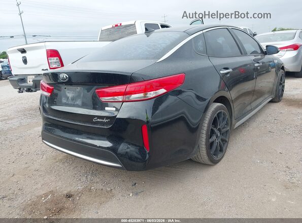 KNAGT4LC5H5007685 2017 KIA OPTIMA HYBRID Black Tył prawy