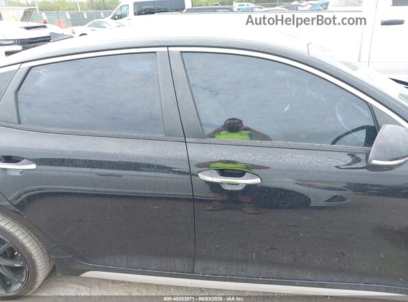 KNAGT4LC5H5007685 2017 KIA OPTIMA HYBRID Black Widok wnętrza z tyłu