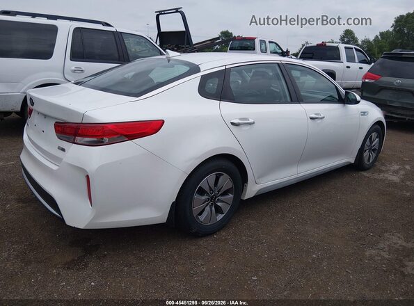 KNAGT4LE2H5019021 2017 KIA OPTIMA HYBRID White უკანა მარჯვენა