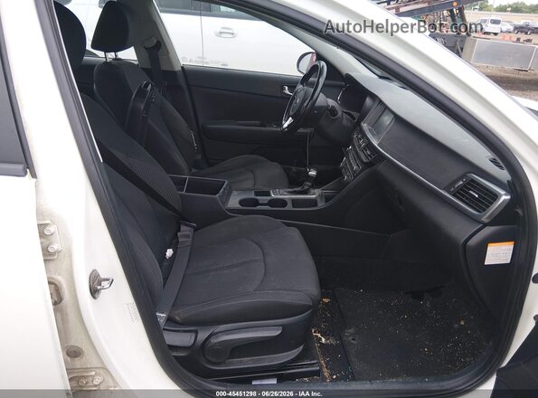 KNAGT4LE2H5019021 2017 KIA OPTIMA HYBRID White წინა სალონის ხედი