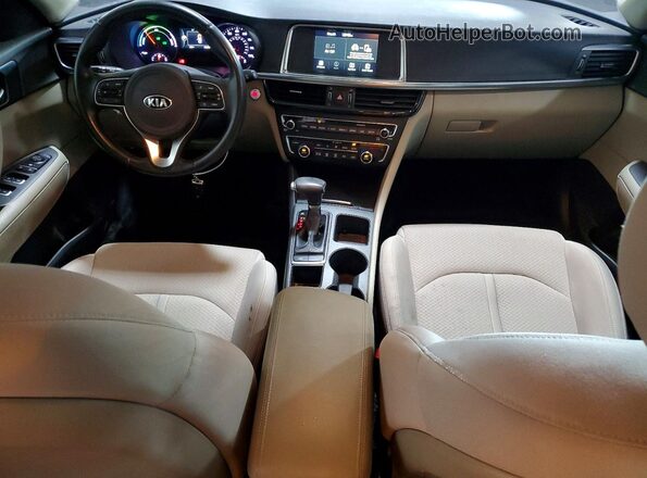 KNAGT4LE3H5013308 2017 KIA OPTIMA Черный Вид панели приборов
