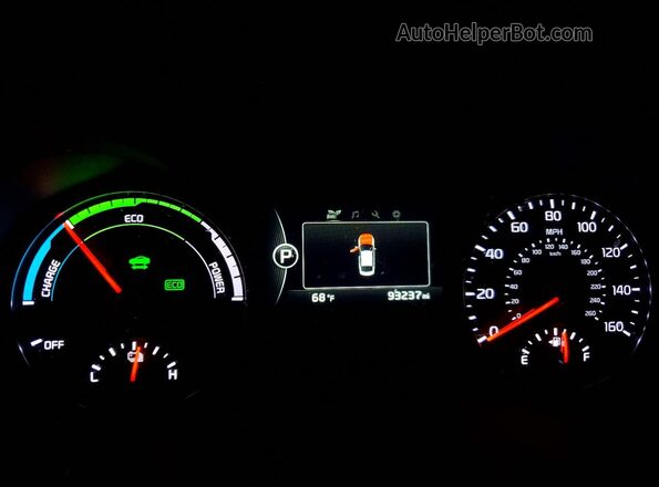KNAGT4LE3H5013308 2017 KIA OPTIMA Черный Вид щитка приборов