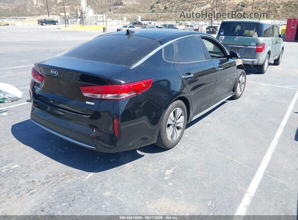 KNAGT4LE9J5021113 2018 KIA OPTIMA HYBRID Black უკანა მარჯვენა