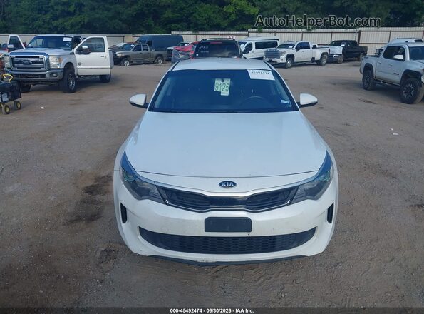 KNAGU4LC2H5007057 2017 KIA OPTIMA HYBRID White Instrument cluster view