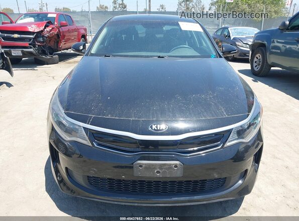 KNAGU4LE4K5032521 2019 KIA OPTIMA HYBRID Black Вид спереду