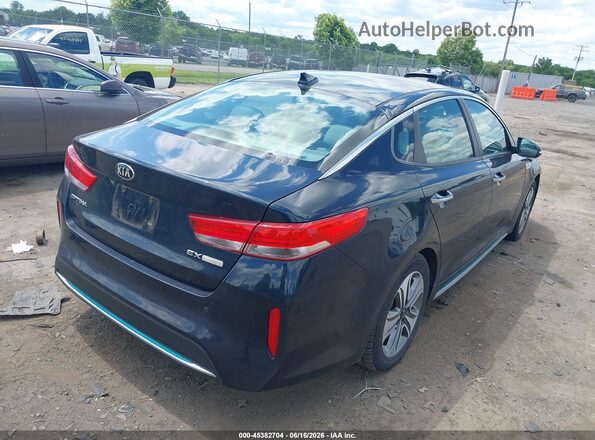 KNAGV4LD0H5013333 2017 KIA OPTIMA PLUG-IN HYBRID Dark Blue Rear right