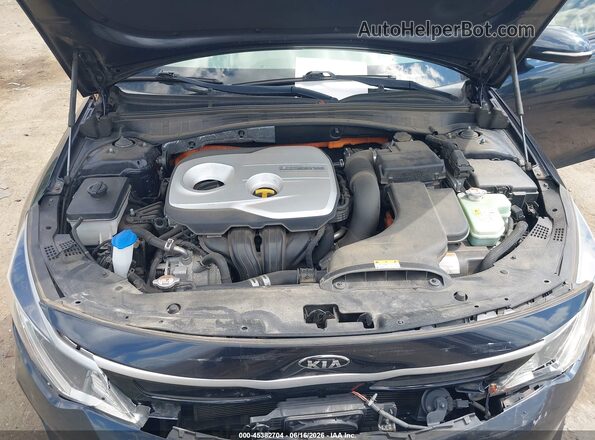 KNAGV4LD0H5013333 2017 KIA OPTIMA PLUG-IN HYBRID Dark Blue Rear view