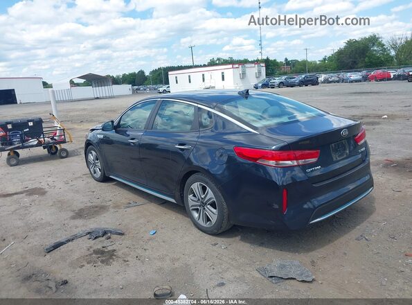 KNAGV4LD0H5013333 2017 KIA OPTIMA PLUG-IN HYBRID Dark Blue Rear left