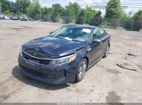 KNAGV4LD0H5013333 2017 KIA OPTIMA PLUG-IN HYBRID Dark Blue Front left