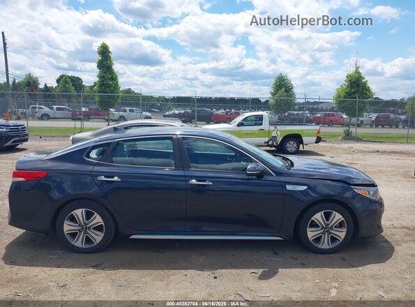 KNAGV4LD0H5013333 2017 KIA OPTIMA PLUG-IN HYBRID Dark Blue Rear interior view