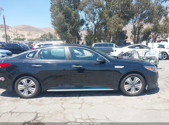 KNAGV4LD1H5012966 2017 KIA OPTIMA PLUG-IN HYBRID Black უკანა სალონის ხედი