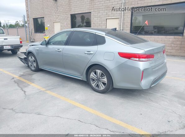 KNAGV4LD2K5031971 2019 KIA OPTIMA PLUG-IN HYBRID Gray Задня ліва чверть