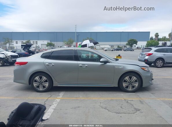 KNAGV4LD2K5031971 2019 KIA OPTIMA PLUG-IN HYBRID Gray Панорамний вид салону 360°