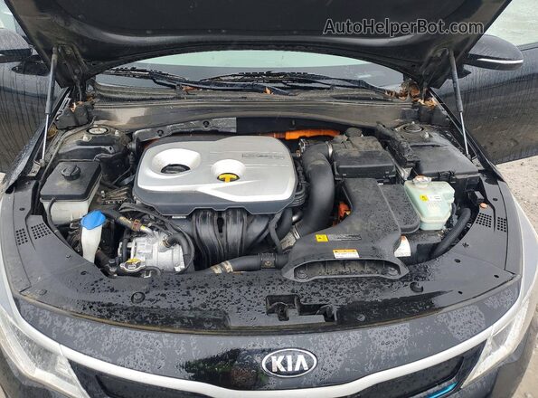 KNAGV4LD7H5018075 2017 KIA OPTIMA Black Widok wnętrza z tyłu