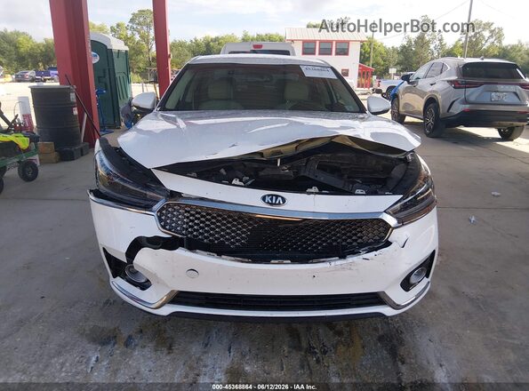 KNALB4J16J5116472 2018 KIA CADENZA White წინა ხედი
