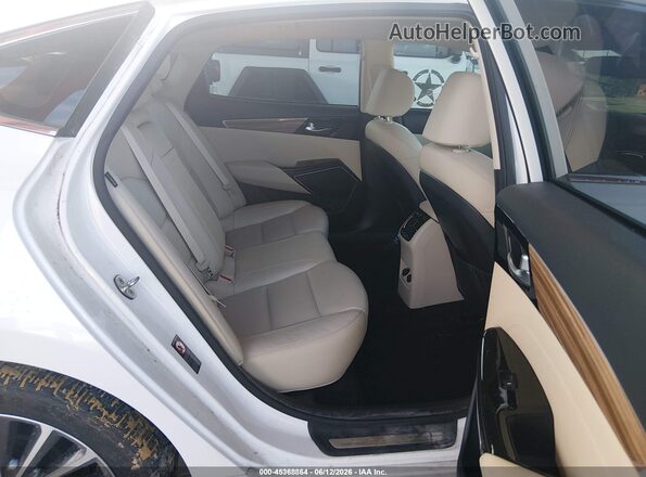 KNALB4J16J5116472 2018 KIA CADENZA White VIN კოდის სტიკერის ხედი