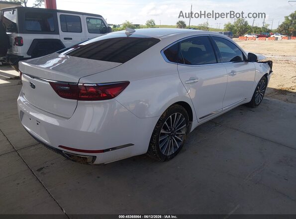 KNALB4J16J5116472 2018 KIA CADENZA White უკანა მარჯვენა
