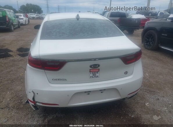 KNALC4J11H5080858 2017 KIA CADENZA White Front view