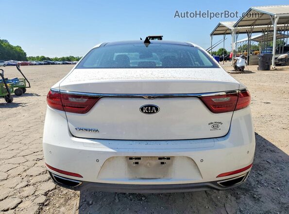 KNALC4J12H5046184 2017 KIA CADENZA White Հետևի տեսք