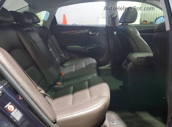 KNALC4J12H5066872 2017 KIA CADENZA Blue Հետևի նստատեղերի տեսք