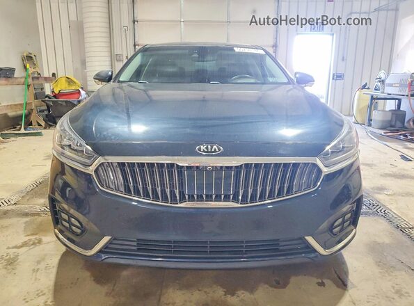 KNALC4J12H5066872 2017 KIA CADENZA Blue Դիմացի տեսք