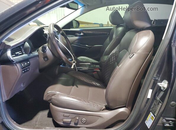 KNALC4J12H5066872 2017 KIA CADENZA Blue Սալոնի դիմացի տեսք
