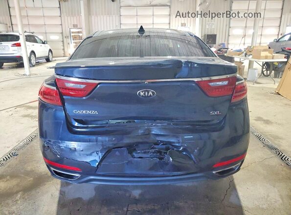 KNALC4J12H5066872 2017 KIA CADENZA Blue Հետևի տեսք