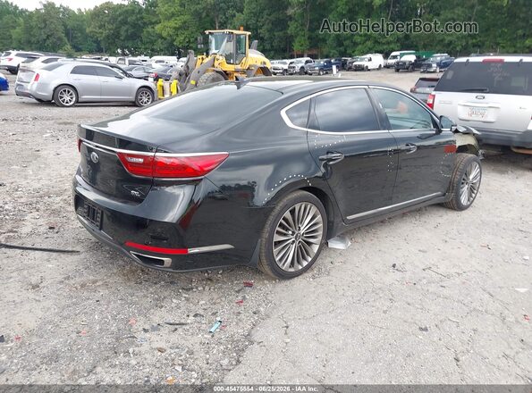 KNALC4J12H5070632 2017 KIA CADENZA Black Trasero derecho
