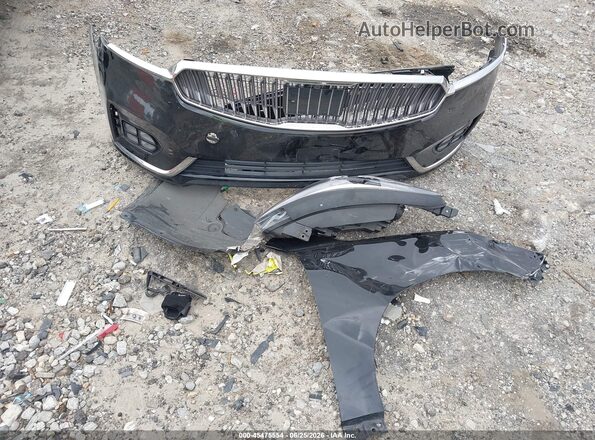 KNALC4J12H5070632 2017 KIA CADENZA Black Vista del cuadro de instrumentos