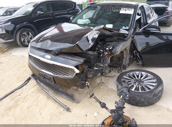 KNALC4J12H5089312 2017 KIA CADENZA Black Դիմացի տեսք