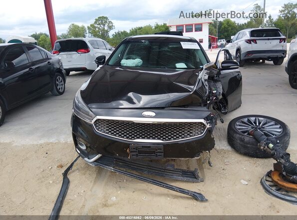 KNALC4J12H5089312 2017 KIA CADENZA Black Սարքավորումների վահանակի տեսք