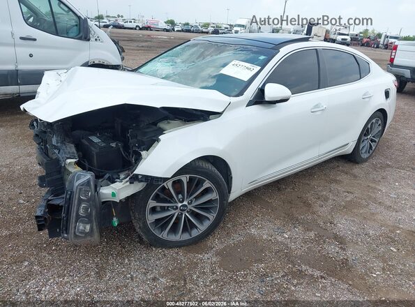 KNALC4J14H5060622 2017 KIA CADENZA Белый Передняя левая четверть