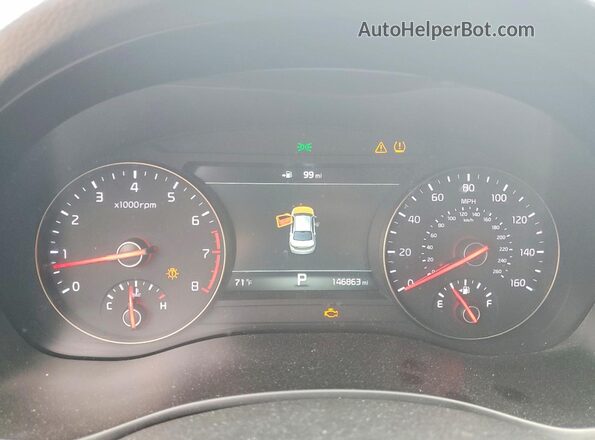 KNALC4J14J5105046 2018 KIA CADENZA Белый Вид щитка приборов
