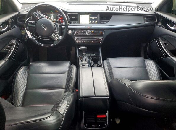 KNALC4J14J5105046 2018 KIA CADENZA Белый Вид панели приборов