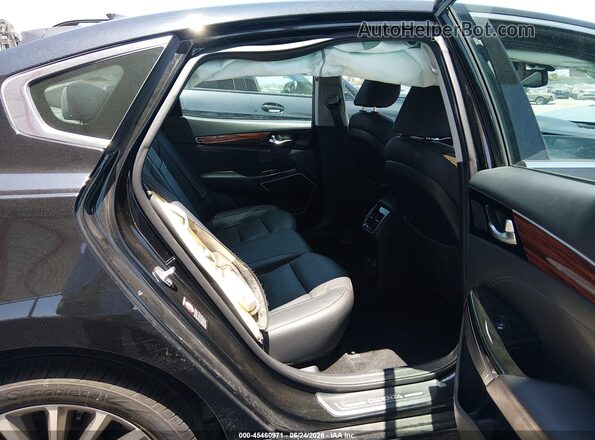 KNALC4J15H5058300 2017 KIA CADENZA Black VIN კოდის სტიკერის ხედი