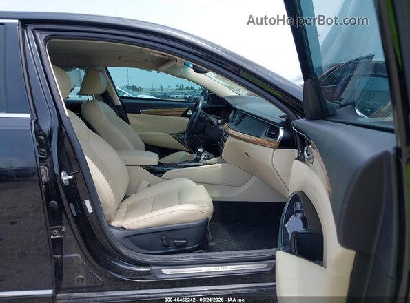 KNALC4J15K5174247 2019 KIA CADENZA Black Widok wnętrza z przodu