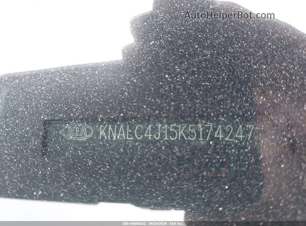 KNALC4J15K5174247 2019 KIA CADENZA Black Widok komory silnika