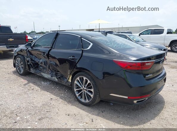 KNALC4J15K5174247 2019 KIA CADENZA Black Tył lewy