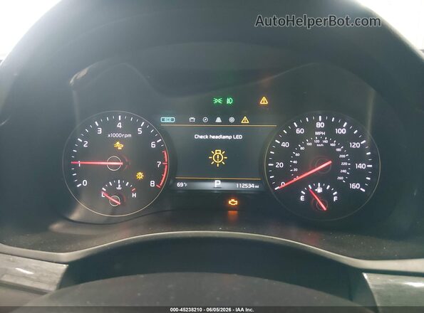 KNALC4J18H5070585 2017 KIA CADENZA White უკანა სავარძლების ხედი
