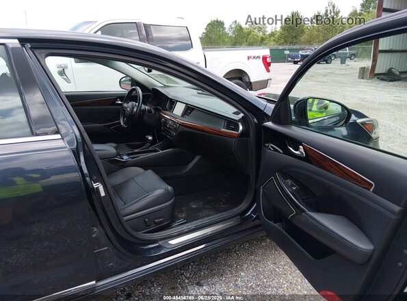 KNALC4J19H5080705 2017 KIA CADENZA Blue Widok wnętrza z przodu