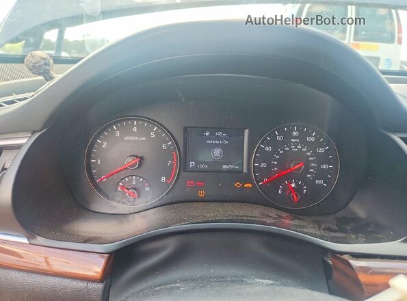 KNALC4J1XH5073360 2017 KIA CADENZA Синий 