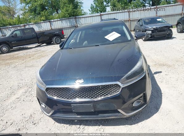 KNALC4J1XJ5098099 2018 KIA CADENZA Black Սարքավորումների վահանակի տեսք