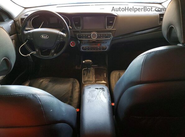 KNALN4D70G5216471 2016 KIA CADENZA Silver Vista del salpicadero