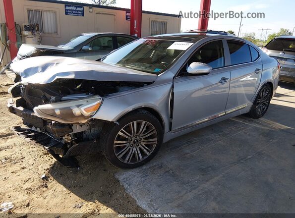 KNALN4D76G5220721 2016 KIA CADENZA Silver Przód lewy